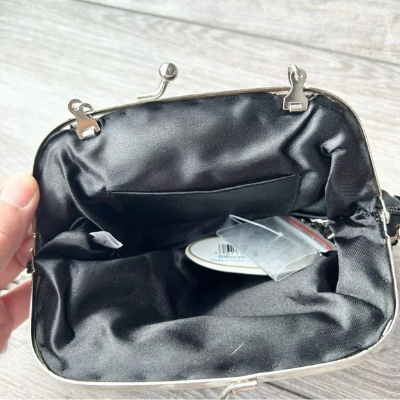 Handmade Beaded Evening Chain Strap Clutch Crossbody  Bag - Picture 5 of 14